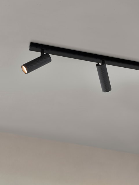 Lyra skinne 5lys 115cm sort 2