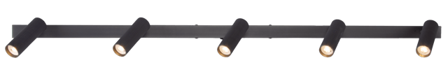 Lyra skinne 5lys 115cm tinn 4