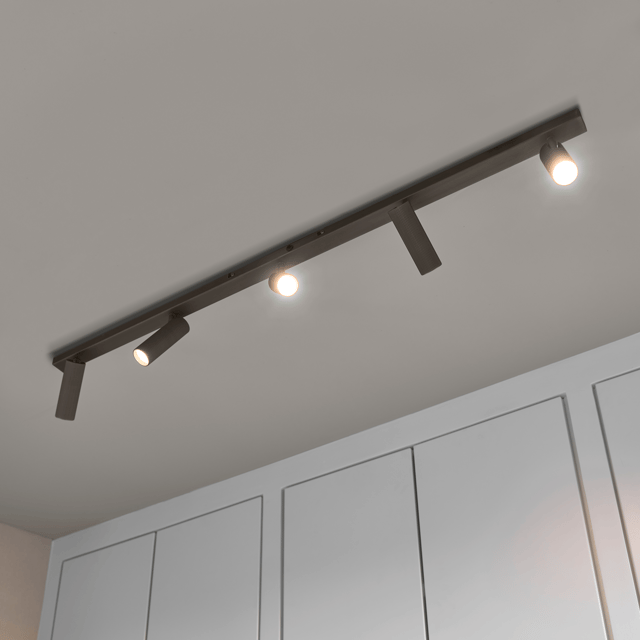 Lyra skinne 5lys 115cm tinn 1