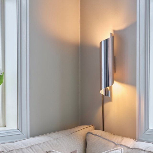 Flow vegglampe 2lys krom 1