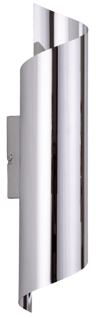 Flow vegglampe 2lys krom, bilde 6 av 8