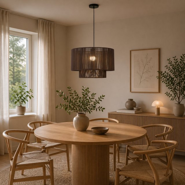 Naya taklampe 50cm brun 1