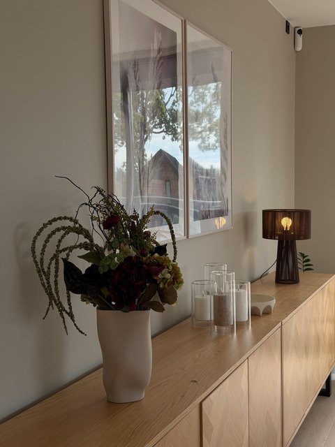 Naya bordlampe 46cm brun 4