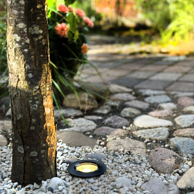 Onyx LED utelampe 8cm grå 1