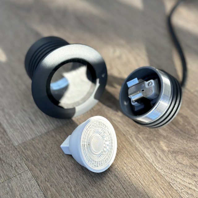 Onyx LED utelampe 8cm grå 4
