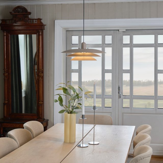 Joakim II taklampe 45cm beige 1