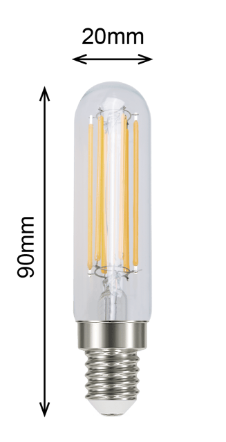 LED E14 rør 5W dimbar, bilde 2 av 2
