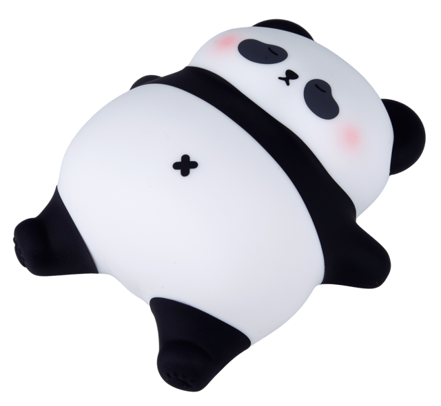 Panda sovende LED oppladbar bordlampe 16,4cm RGB, bilde 7 av 10