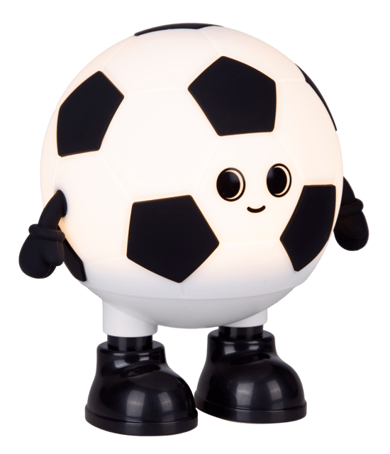 Fotball LED oppladbar bordlampe 12cm RGB 4