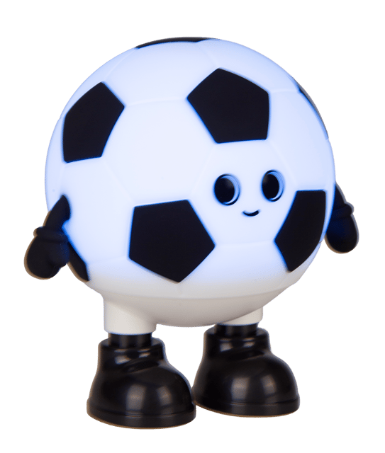Fotball LED oppladbar bordlampe 12cm RGB, bilde 5 av 14