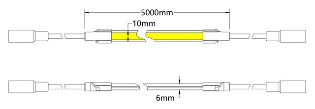 LED strip mini neon DIY 3m 2500K, bilde 7 av 7