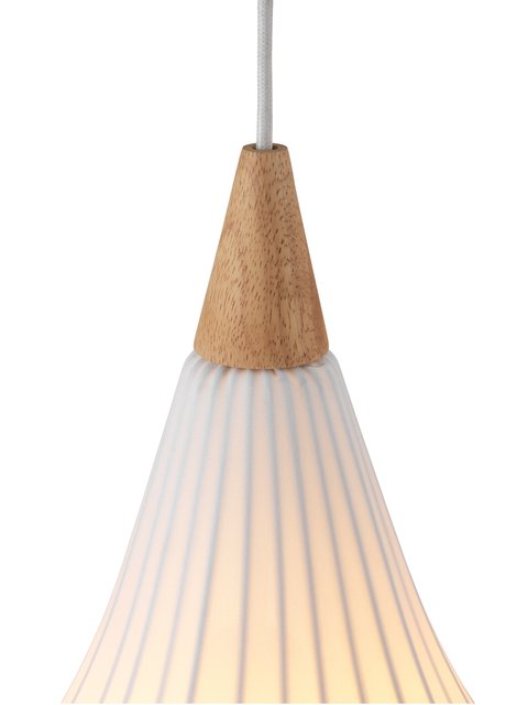 Drops pendel 17cm hvit 4