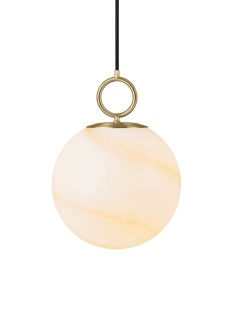 Stockholm taklampe 25cm marble brown 3