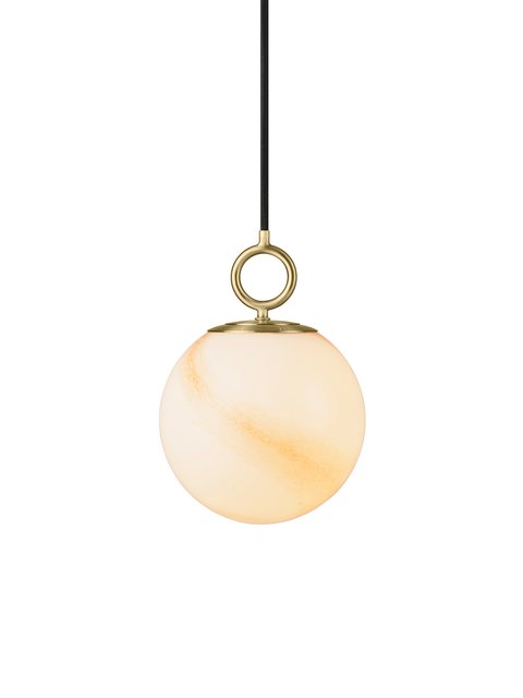 Stockholm pendel 18cm marble brown 2