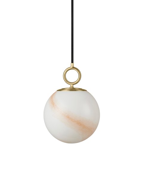 Stockholm pendel 18cm marble brown 3