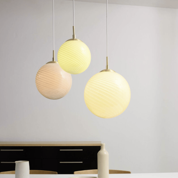 Candy ball pendel 20cm oliven  1
