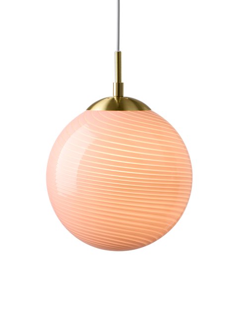 Candy ball taklampe 25cm rosa 2