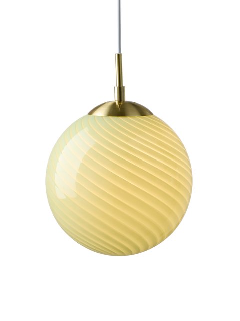 Candy ball taklampe 25cm oliven  2