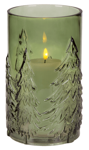 Skogen lykt grønn 22cm 2