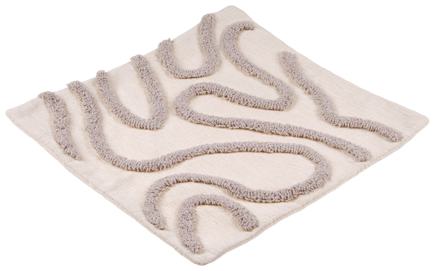 Putetrekk mønster 45cm beige 4
