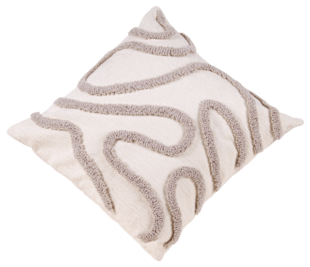 Putetrekk mønster 45cm beige 3