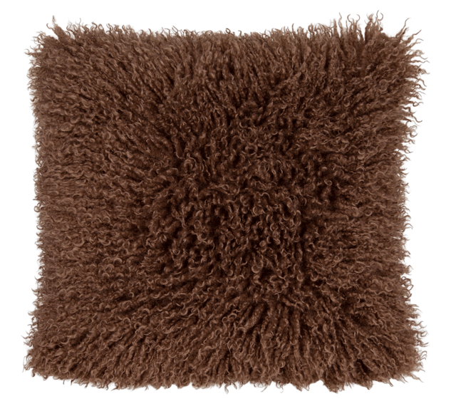 Putetrekk pels 45cm brun 2