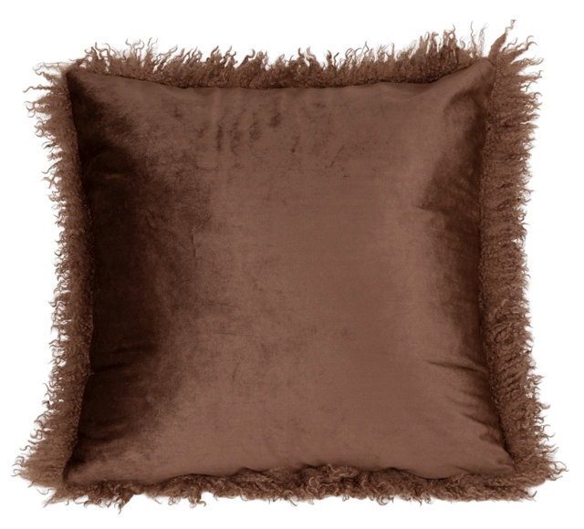 Putetrekk pels 45cm brun 4