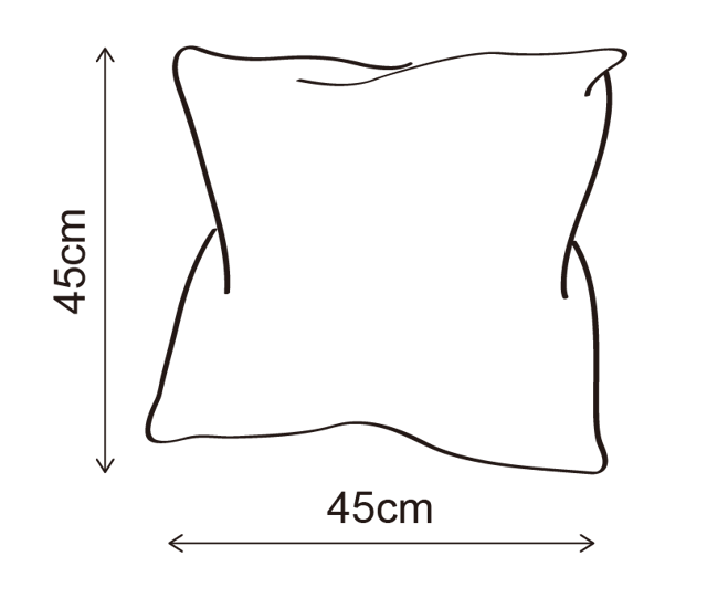 Putetrekk 45cm rust 4