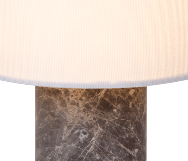 Tingeling marble oppladbar bordlampe 20cm grå 4