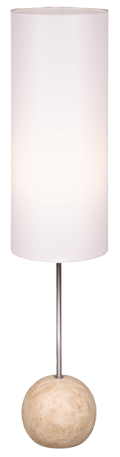 Milla gulvlampe 120cm travertine/hvit 3
