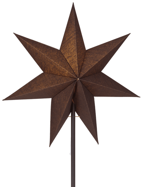 Linn adventstake 55cm brun 3