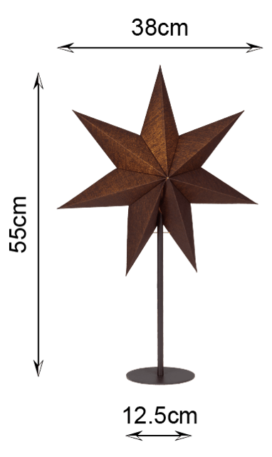 Linn adventstake 55cm brun , bilde 7 av 7