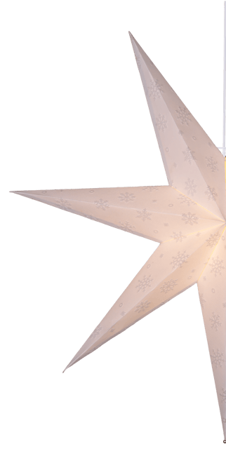 Tindra adventstjerne 70cm hvit 4