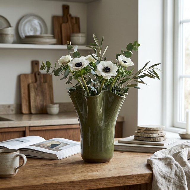 Vase 31cm grønn 1