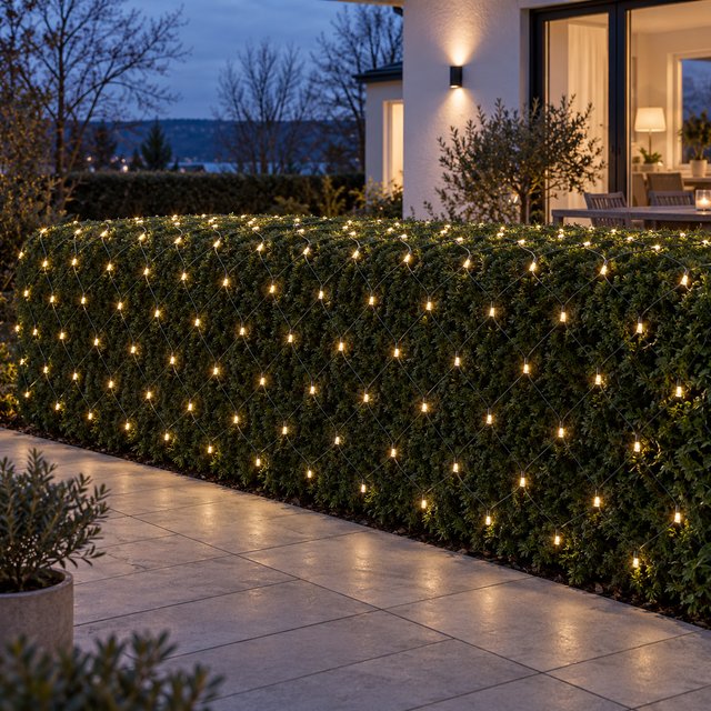 Lyskjede LED nett klar 3x4m 1