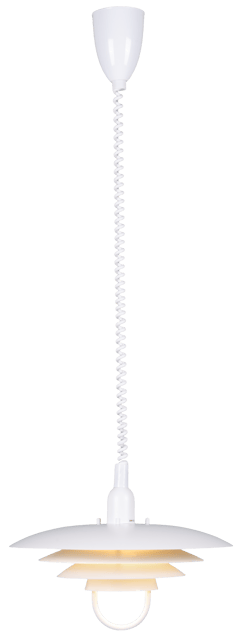 Joakim II taklampe med heis 40cm hvit , bilde 2 av 9