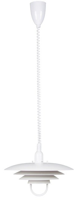 Joakim II taklampe med heis 40cm hvit , bilde 5 av 9