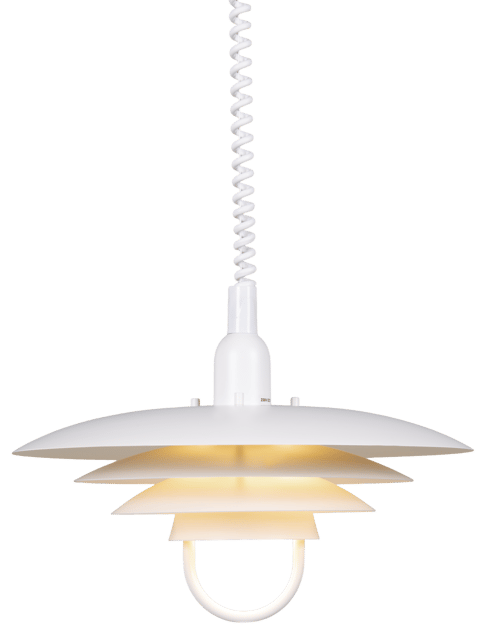 Joakim II taklampe med heis 40cm hvit , bilde 3 av 9