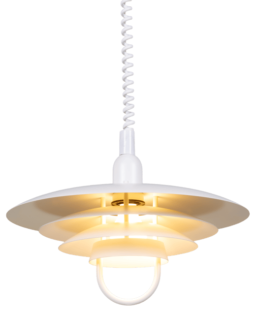 Joakim II taklampe med heis 40cm hvit , bilde 4 av 9