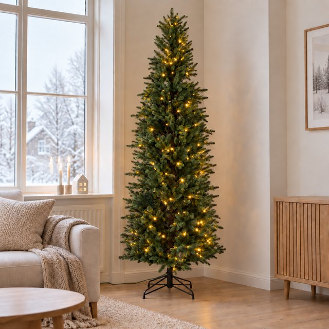 Juletre slim LED 210cm, bilde 1 av 8