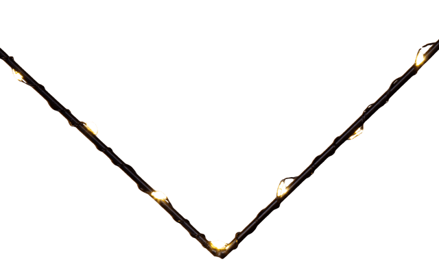 Dekorhjerte pendel IP44 30cm 4