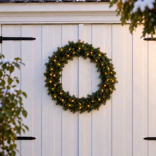 Stor krans on/off twinkle 100cm IP44