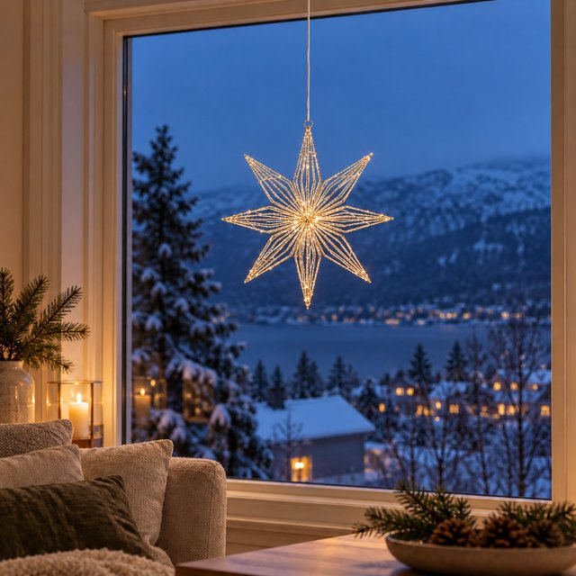 Stella adventstjerne 50cm gull 1