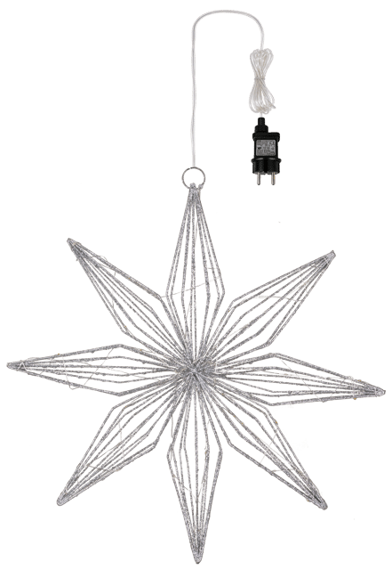 Stella adventstjerne 50cm sølv 4