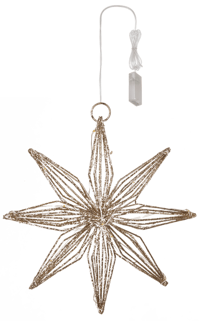 Stella stjerne 20cm gull 4