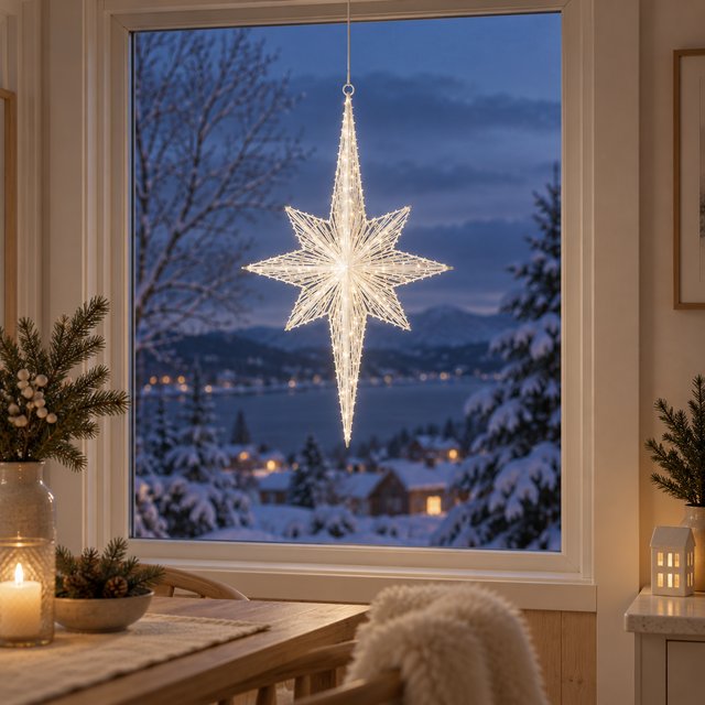 Orion Glow betlehemstjerne hvit 1