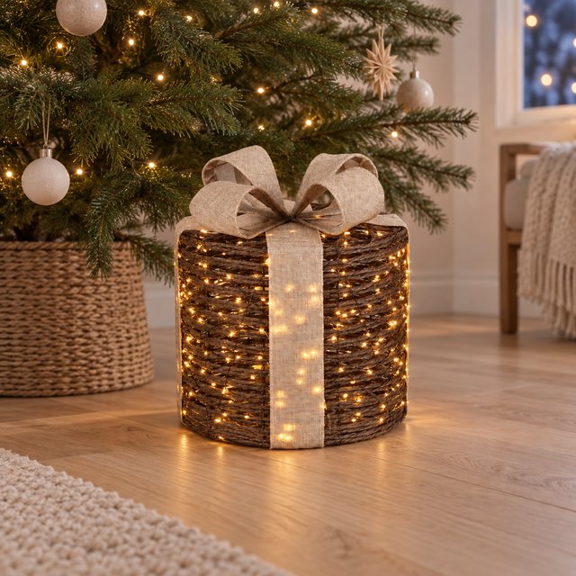 Gave LED 36cm brun