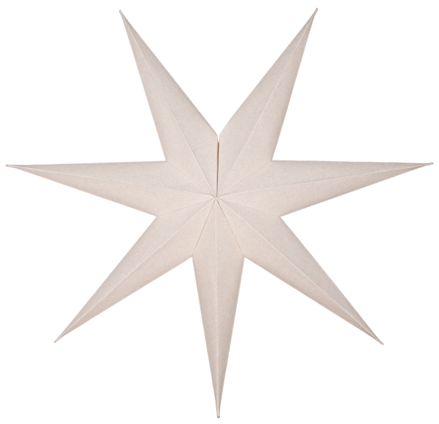 Linn adventstjerne u/ledning 70cm lin , bilde 2 av 5