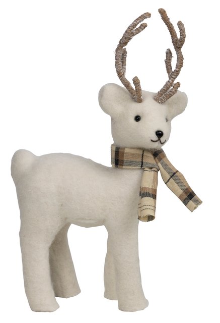 Stående hjort med skjerf 37cm 3