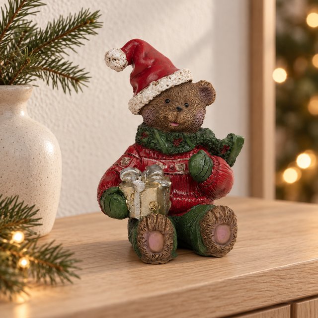 Julebjørn med gave 1